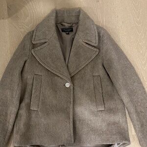 Laundry By Shelli Segal Tan Pea Coat